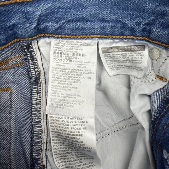 LEVI'S Premium Wedgie Icon Size 24 Athens Hera - Picture 7 of 10